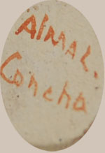 Alma Concha | Taos  PUeblo | Southwest Indian Pottery | Figurines | Nacimiento | signature