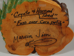 Marvin Jim | Grace Begay | Diné | Navajo | Southwest Other Fine Collectibles | Navajo Folk Art | signature