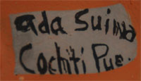 Artist Signature - Ada Suina, Cochiti Pueblo Potter