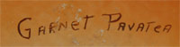 Garnet Pavatea Flower Girl  | Hopi Pueblo | Southwest Indian Pottery | Contemporary | signature