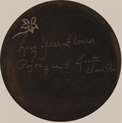 Lucy Year Flower Tafoya signature