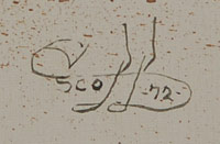 Johnson Lee Scott (1934-)  Jonny Hawk signature