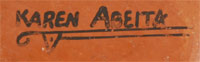 Karen Lynne Abeita-Daw (1960 – present) - signature