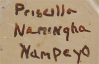 Priscilla Namingha Nampeyo - signature