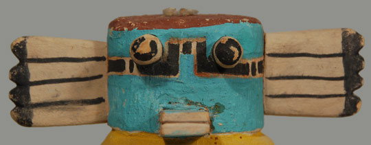 Hopi Holi&rsquo;katsina Doll - close up view
