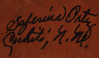 Seferina Ortiz (1931-2007) signature