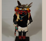 Hopi Pueblo Navan (Velvet Shirt) Katsina Doll