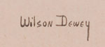 Wilson Dewey (1915-1969) signature