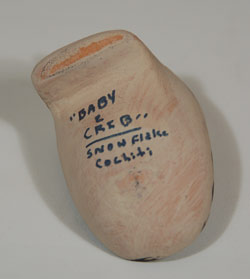 close up view of the back of the cradle