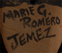 Marie G. Romero (1927-2007) signature