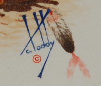 Calvin Toddy (b.1955) signature