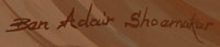 Ben Adair Shoemaker (1945 – present) signature