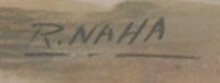 Raymond Naha (1933-1975) signature