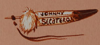 Johnny Secatero (1940s –present) signature