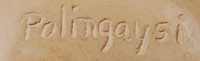 Elizabeth White (1892-1990) Polingaysi Qöyawayma - signature