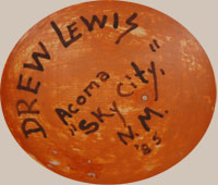 Drew Lewis (b.1927) signature