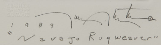 Tony Abeyta (1965-present) signature