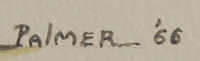 Ignatius Palmer (1922 - 1985) signature