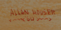 Allan Houser (1914-1994) signature