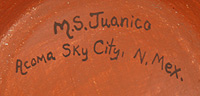 Marie Juanico (1937-present) signature