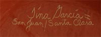 Tina Garcia (1957-2005) signature