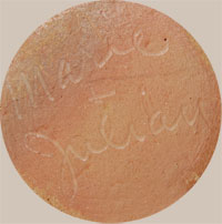 Signature of Maria and Julian Martinez 