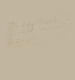 Buddy Feather (b.1920) signature