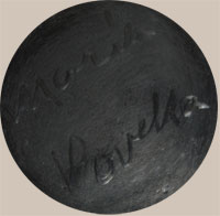 Signature of Maria Montoya Poveka Martinez (1887-1980) Pond Lily