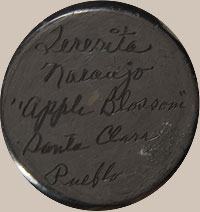 Signature by Teresita Tafoya Naranjo (1919-1999) Apple Blossom - Bay-Po-Vi