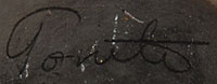 Signature of Tonita Martinez Roybal (1892-1945) Antonita