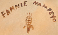 Fannie Polacca Nampeyo (1900-1987) signature and hallmark