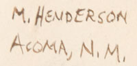 Marilyn Henderson Ray (1954-present) signature