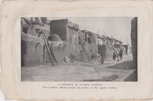 Example Photo from this book "A Street in Acoma Pueblo"