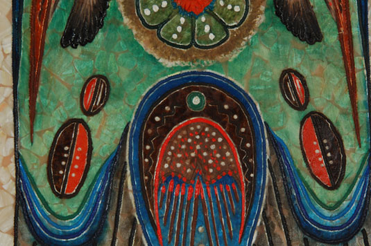 Close up view