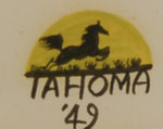 Signature of Quincy Tahoma (1917-1956) Water Edge