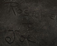 Signatures of Rosalie (1898-1947) and Joe (1898-1965) Aguilar