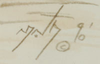 Neil David, Sr. (1944-Present) signature