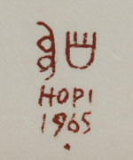 Oswald Fredericks (White Bear) Kucha Honowah (1905-1996) signature