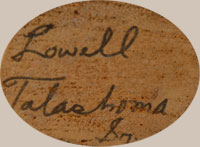 Lowell Talashoma, Sr. (1950-2003) signature