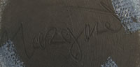 Signature of Margaret Tafoya (1904 - 2001) Corn Blossom