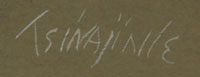 Andrew Van Tsihnahjinnie (1916 - 2000) signature