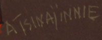 Andrew Van Tsihnahjinnie (1916 - 2000) signature