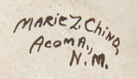 Marie Zieu Chino (1907-1982) signature