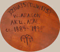 Signature of Wanda Aragon (1948 – present) Dzinats’ituwits’a  