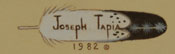 Joseph Tapia (1959-1991) signature