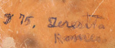 Teresita Chavez Romero (1894-1991) signature