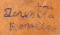 Teresita Chavez Romero (1894-1991) signature