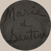 These early pottery were signed Marie & Santana and this signature continued from 1943 until 1956.  