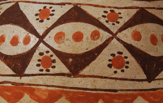 Close up view