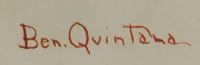 Signature of Ben Quintana (1923-1944) Ha-a-tee